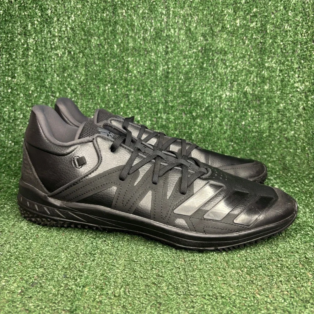 Adidas Speed Team Turf Baseball Cleats G27677 Athletic Shoes Black Mens Size 11